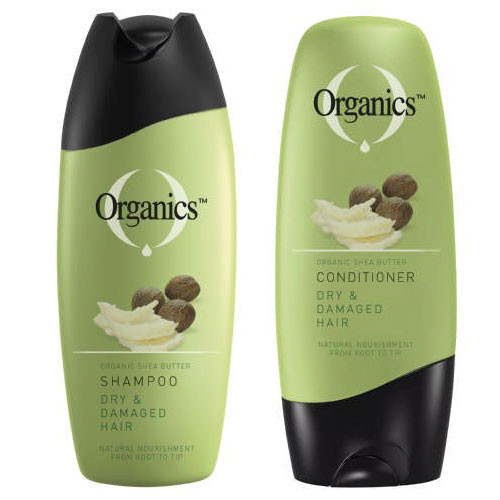 Organics Shampoo & Conditioner for Dry and Damaged hair with Organics
