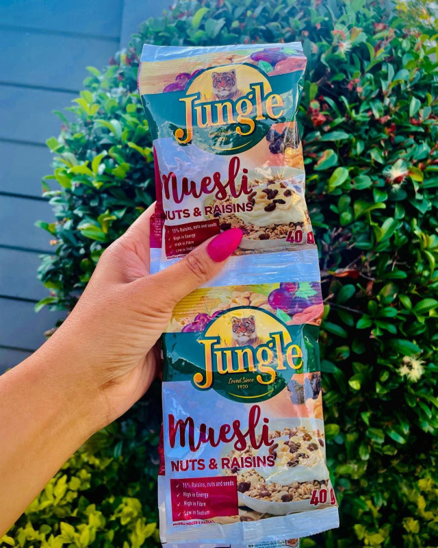 Jungle JUNGLE MUESLI NUTS AND RAISINS STRIP PACK Review Brand