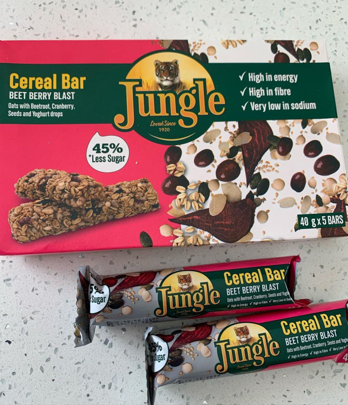 Jungle - JUNGLE CEREAL BARS BEET BERRY BLAST Review - Brand Advisor - Eats  - Brand Advisor