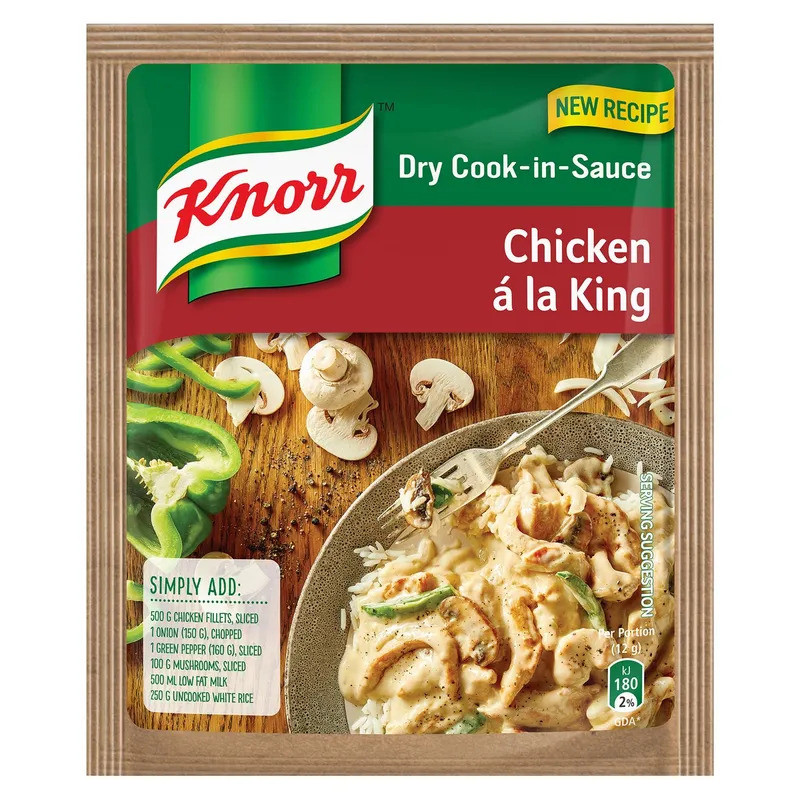 Knorr Meal Solutions Knorr Chicken À La King Dry CookInSauce Review