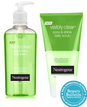 Neutrogena® Visibly Clear Pore & Shine Daily Face Wash and Scrub Review Club