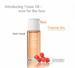 Tissue Oil Facial Treatment with Rosehip from Justine