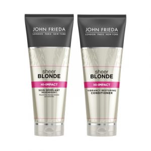 John Frieda Sheer Blonde Hi-Impact Restoring Shampoo and Conditioner