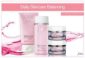 Justine Daily Skin Care Range review by Shoni