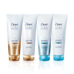 Dove Advanced Hair Series Range