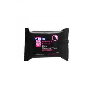 T-Zone Charcoal & Bamboo Black Cleansing Wipes