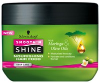 Schwarzkopf Smooth ‘n Shine Nourishing Hair Food with Moringa and Olive Oils