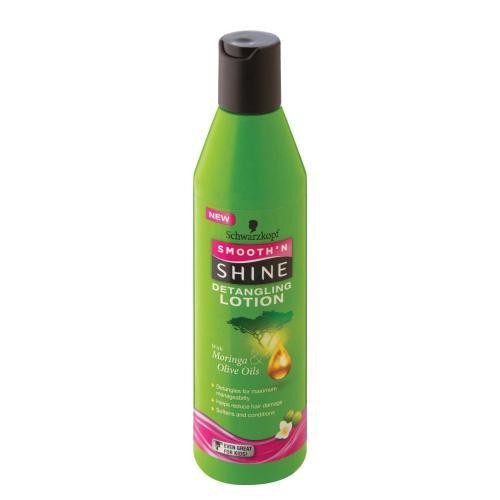 Schwarzkopf Smooth ‘n Shine Detangling Lotion with Moringa and Olive Oils
