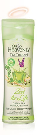 OH SO HEAVENLY Tea Therapy ZEST FOR LIFE Body Wash