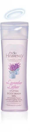 Lavender Lather Uplifting Body Wash Gel from Oh So Heavenly’s Classic Care range