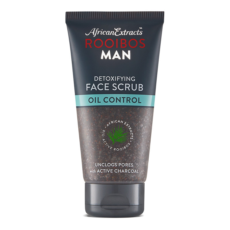 African Extracts Rooibos Man Oil Control Detoxifying Face Scrub 75ml